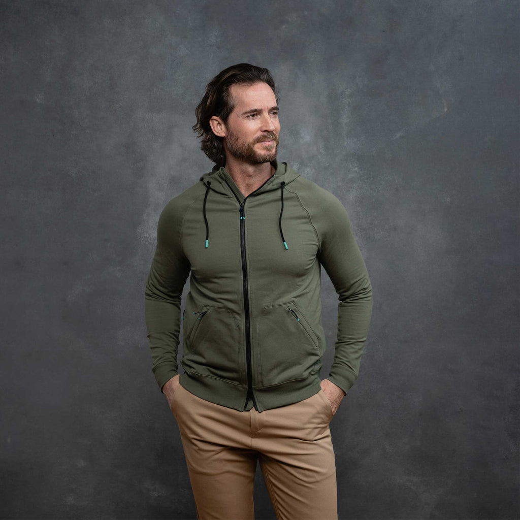 Myles Apparel Fatigue ACTive Knit Hoodie Knit- Ledbury