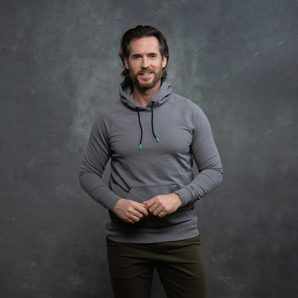Myles Apparel Fog ACTive Knit Hoodie Knit- Ledbury