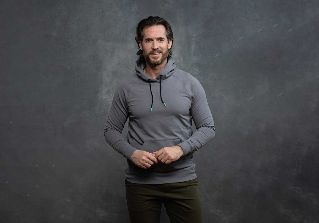 Myles Apparel Fog ACTive Knit Hoodie Knit- Ledbury