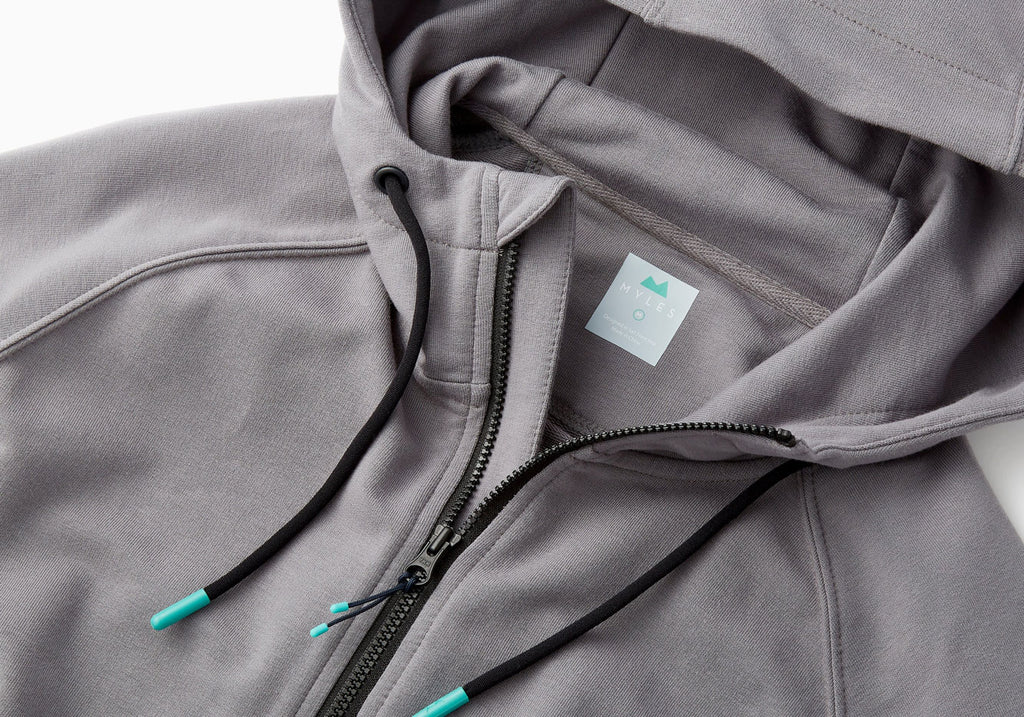 Myles Apparel Fog ACTive Knit Hoodie Knit- Ledbury