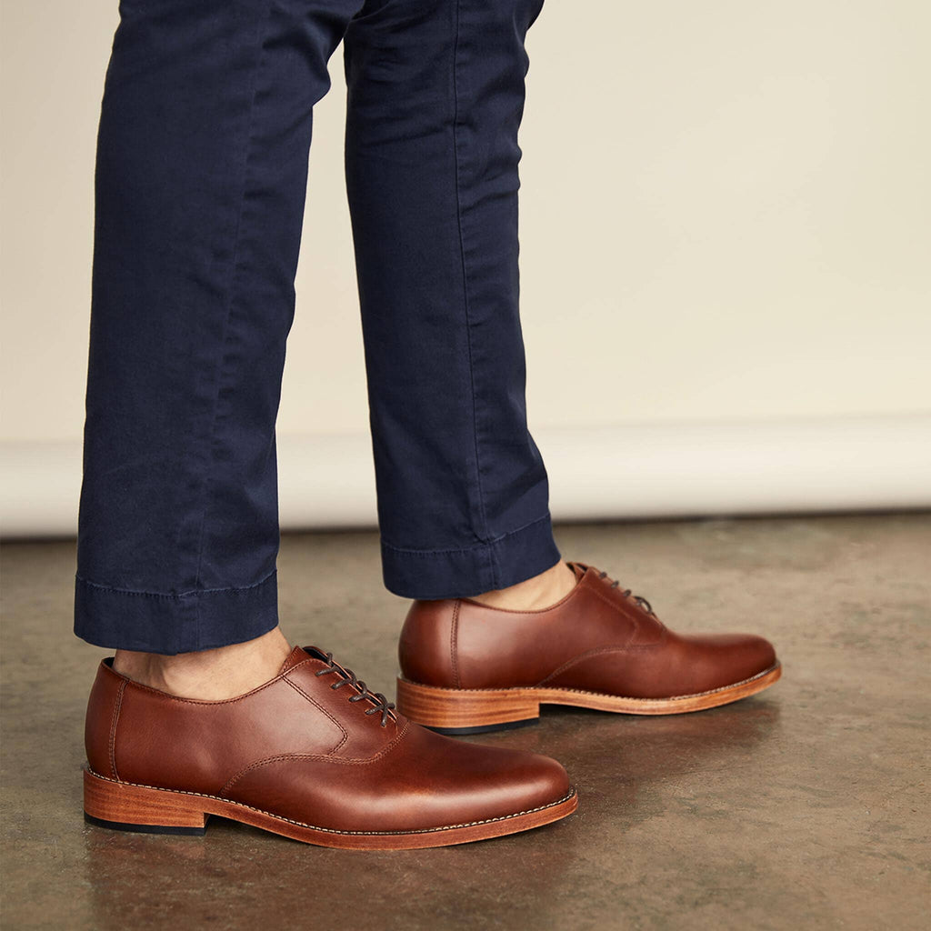 Nisolo Brandy Everyday Oxford Footwear- Ledbury