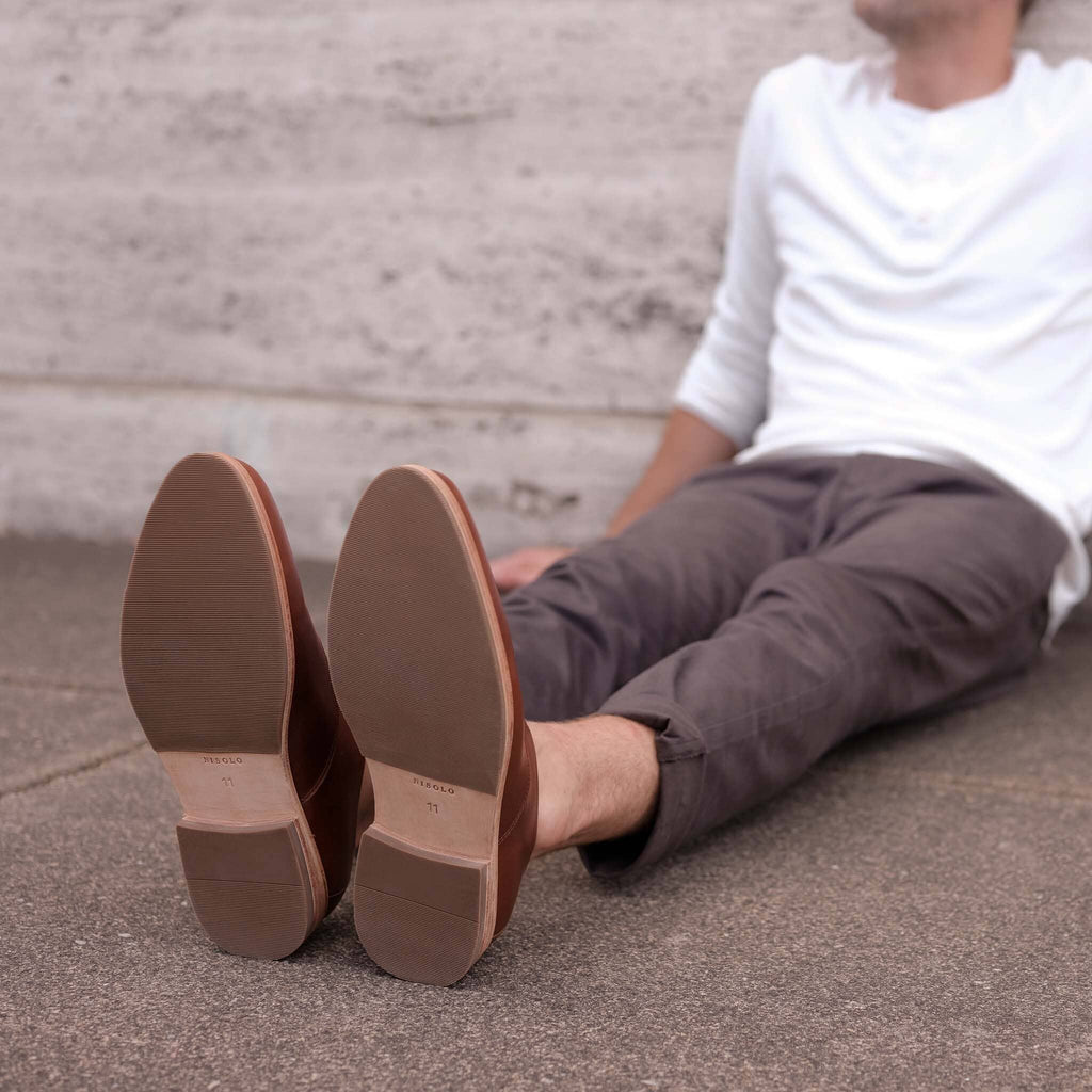 Nisolo Brandy Everyday Oxford Footwear- Ledbury