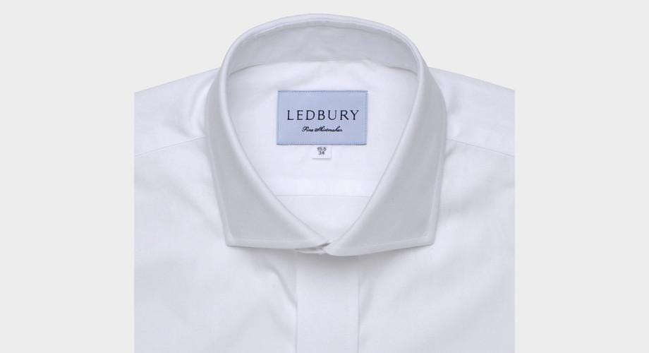 The White Poplin 120 Dress Shirt Legacy Supercore- Ledbury
