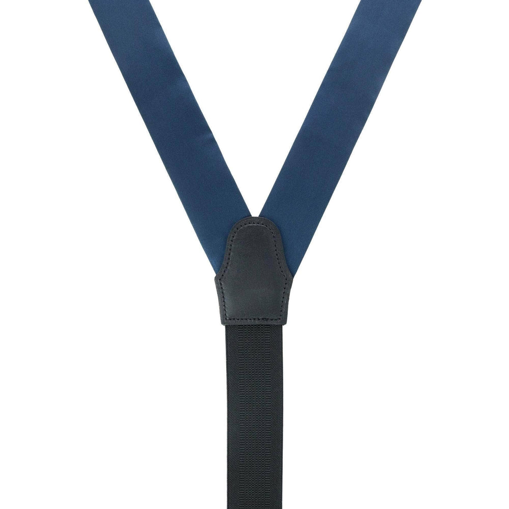 Trafalgar Sutton Navy Silk Formal End Braces Formal Braces- Ledbury