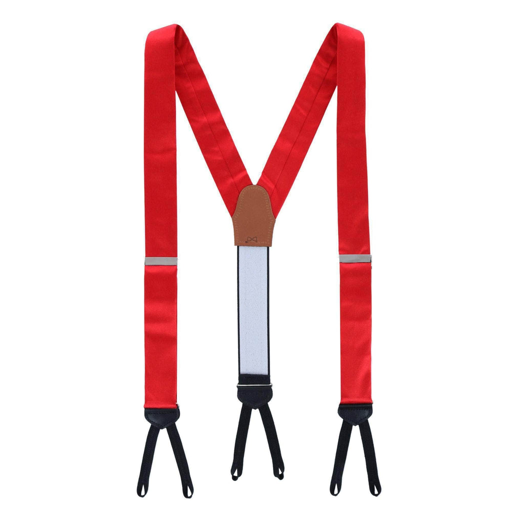 Sutton Solid Color Silk Formal End Braces Formal Braces- Ledbury