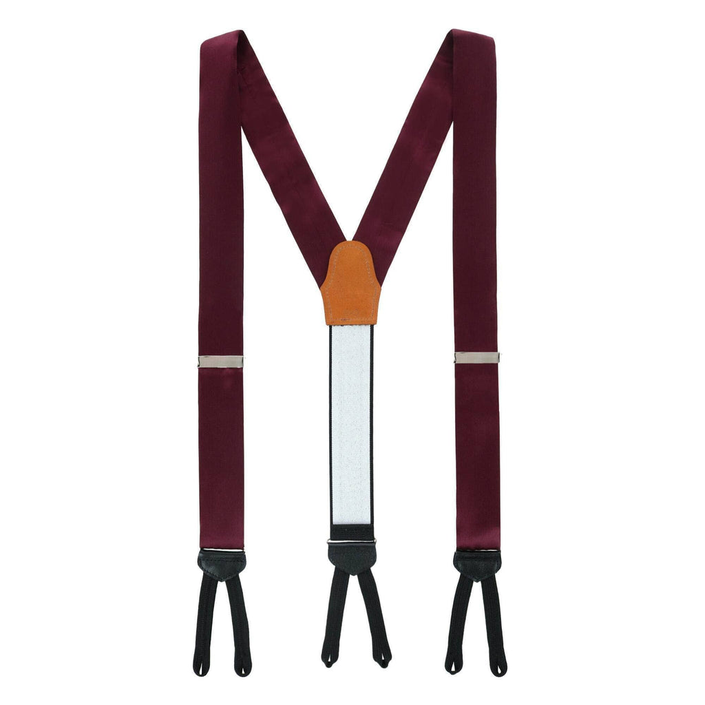 Sutton Solid Color Silk Formal End Braces Formal Braces- Ledbury