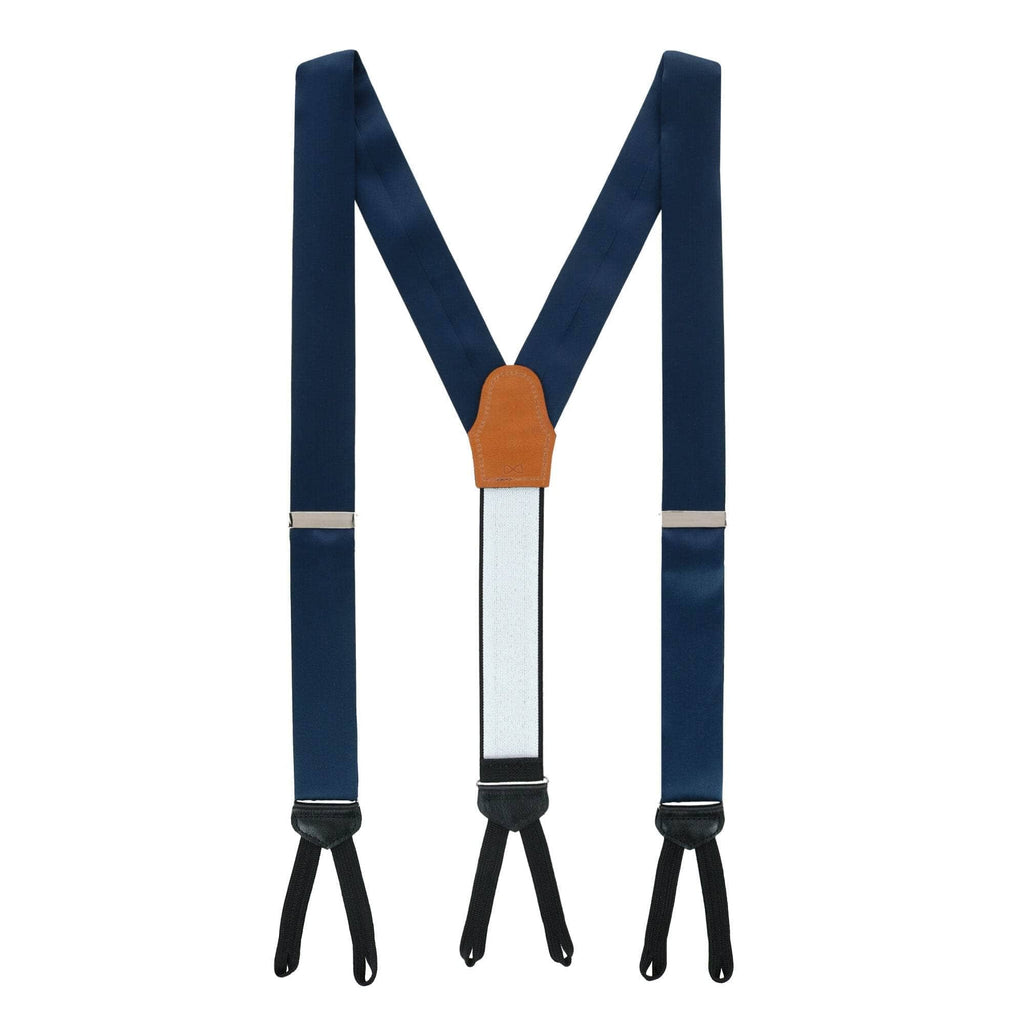 Sutton Solid Color Silk Formal End Braces Formal Braces- Ledbury