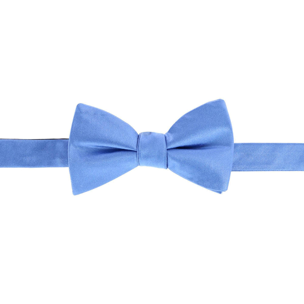 Trafalgar Sutton Light Blue Silk Bow Tie Bowtie- Ledbury