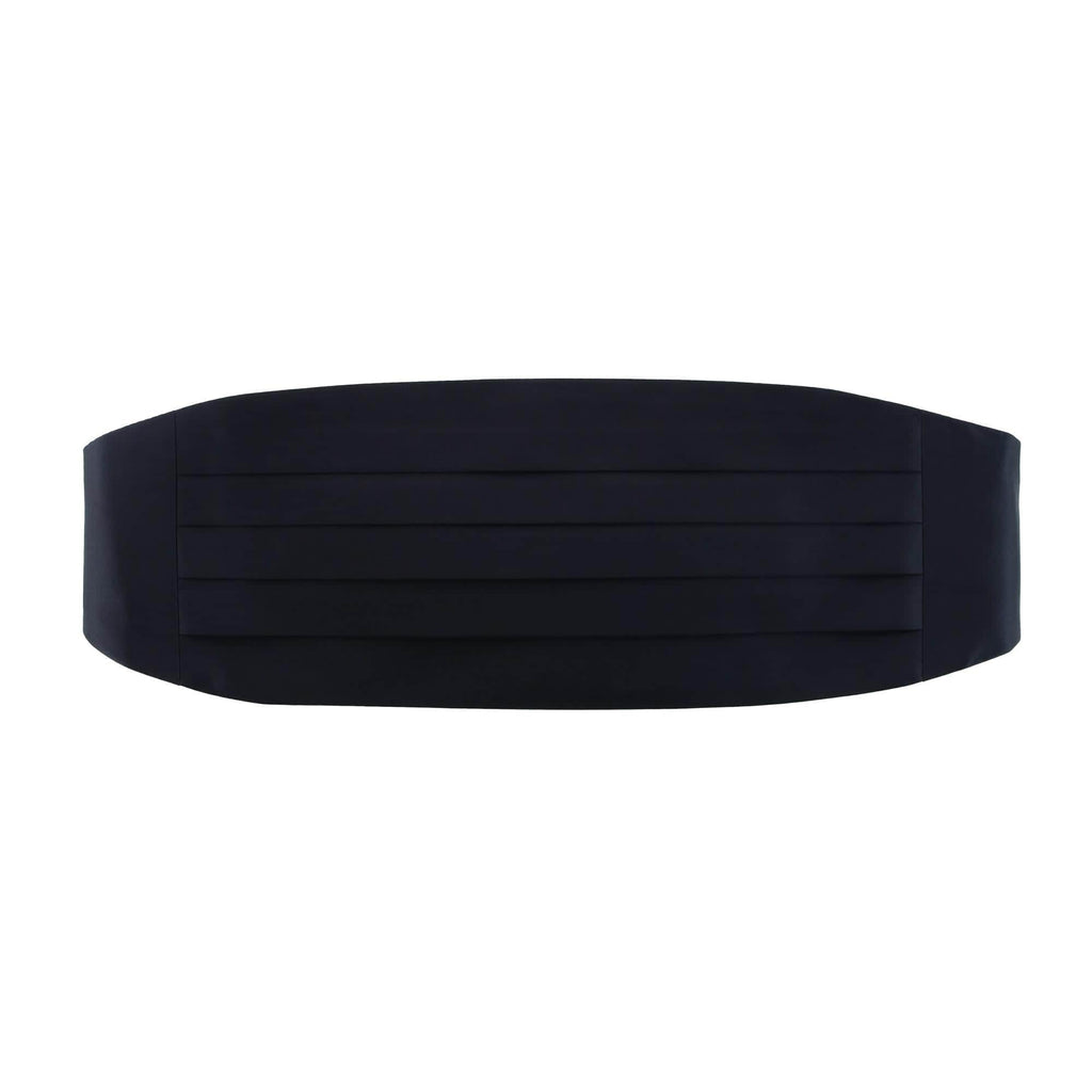 Trafalgar Sutton Black Silk Cummerbund Cummerbund- Ledbury