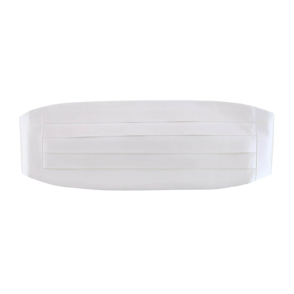 Trafalgar Sutton Ivory Silk Cummerbund Cummerbund- Ledbury